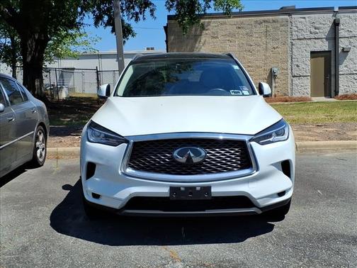 Radiant White 2023 INFINITI QX50 Luxe