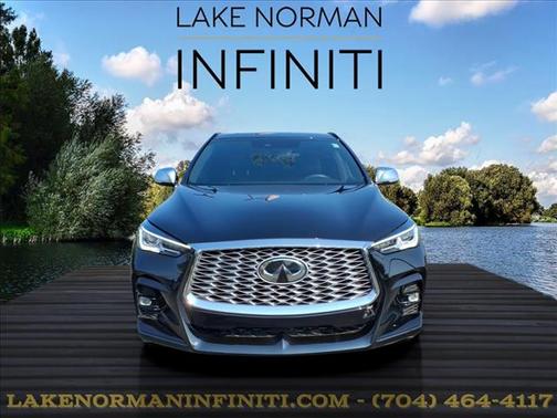 Black Obsidian 2025 INFINITI QX55 LUXE