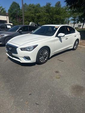 Majestic White 2023 INFINITI Q50 LUXE