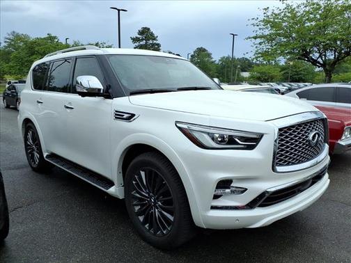 Moonstone White 2023 INFINITI QX80 SENSORY