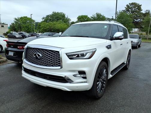 Moonstone White 2023 INFINITI QX80 SENSORY