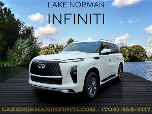 Radiant White 2026 INFINITI QX80 PURE