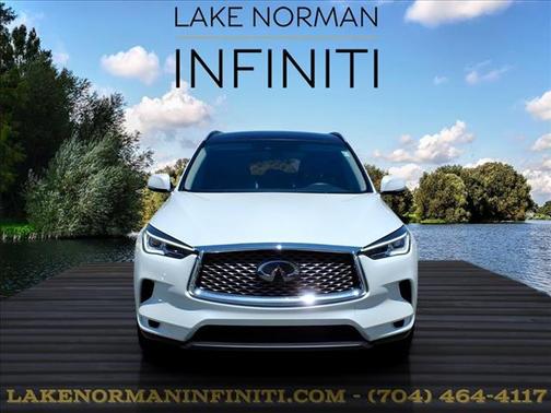 Radiant White 2023 INFINITI QX50 Luxe