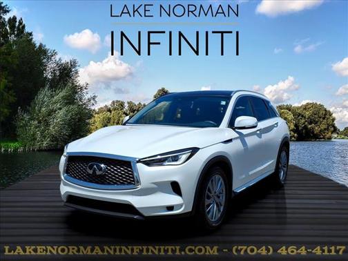 Radiant White 2023 INFINITI QX50 Luxe