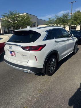 Radiant White 2023 INFINITI QX50 Luxe