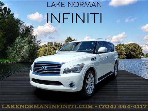 Moonlight White 2014 INFINITI QX80 Base