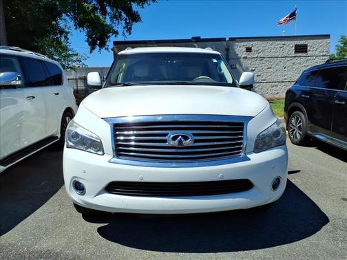 Moonlight White 2014 INFINITI QX80 Base