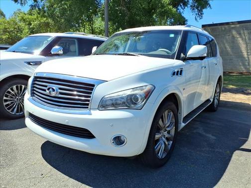 Moonlight White 2014 INFINITI QX80 Base