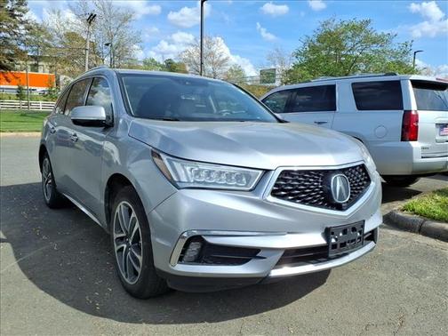 Lunar Silver Metallic 2018 Acura MDX 3.5L w/Advance Package