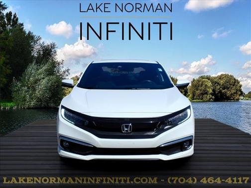 Platinum White Pearl 2020 Honda Civic Touring