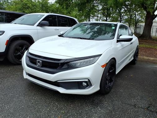 Platinum White Pearl 2020 Honda Civic Touring