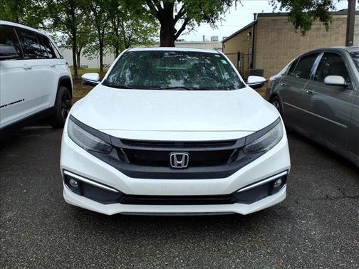 Platinum White Pearl 2020 Honda Civic Touring