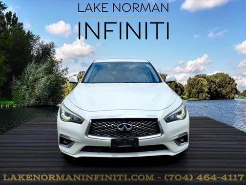 White 2018 INFINITI Q50 3.0t LUXE