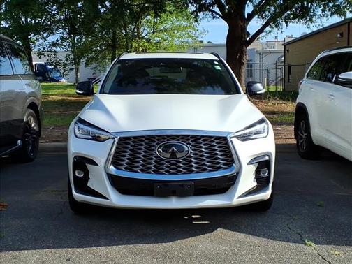 Radiant White 2023 INFINITI QX55 SENSORY