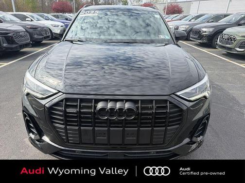 Black Metallic 2025 Audi Q3 45 S line Premium Plus