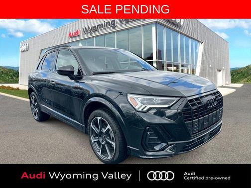 Black Metallic 2025 Audi Q3 45 S line Premium Plus