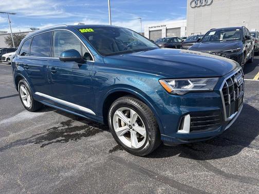 Galaxy Blue Metallic 2022 Audi Q7 45 Premium Plus
