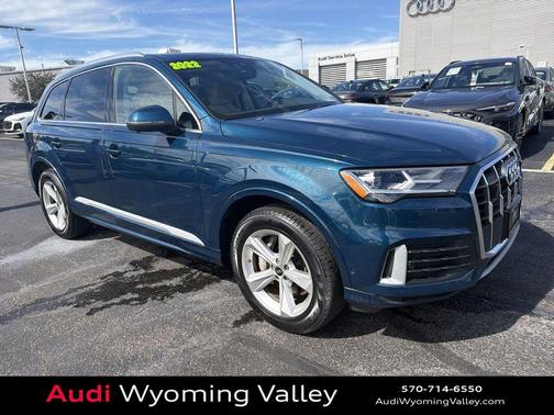 Galaxy Blue Metallic 2022 Audi Q7 45 Premium Plus