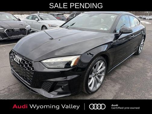 Mythos Black Metallic 2025 Audi A5 Sportback 45 S Line Premium