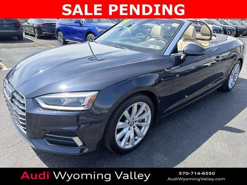 Moonlight Blue Metallic/Black Roof 2018 Audi A5 2.0T Premium Plus