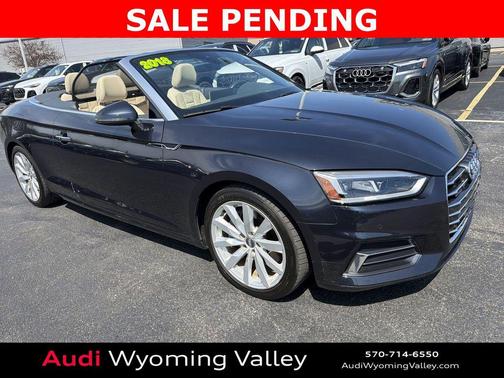 Moonlight Blue Metallic/Black Roof 2018 Audi A5 2.0T Premium Plus