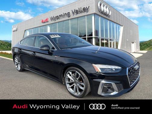 Mythos Black Metallic 2023 Audi A5 Sportback 45 S Line Premium