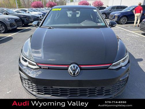 Black Metallic 2024 Volkswagen Golf GTI 2.0T SE DSG