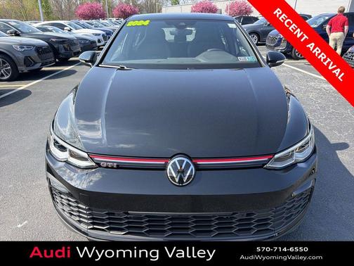 Black Metallic 2024 Volkswagen Golf GTI 2.0T SE DSG