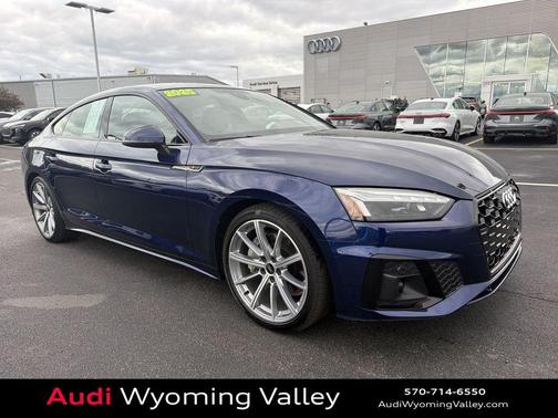 Navarra Blue Metallic 2025 Audi A5 Sportback 45 S Line Premium