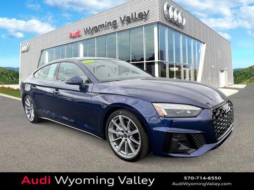 Navarra Blue Metallic 2025 Audi A5 Sportback 45 S Line Premium