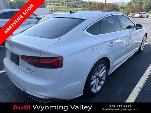 Glacier White Metallic 2023 Audi A5 Sportback 45 S Line Premium