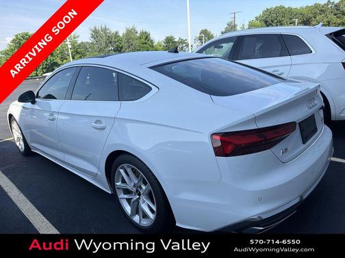 Glacier White Metallic 2023 Audi A5 Sportback 45 S Line Premium