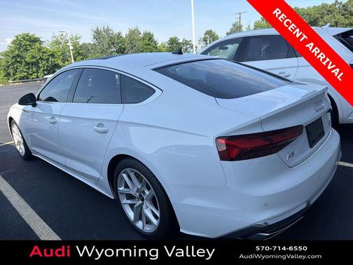 Glacier White Metallic 2023 Audi A5 Sportback 45 S Line Premium