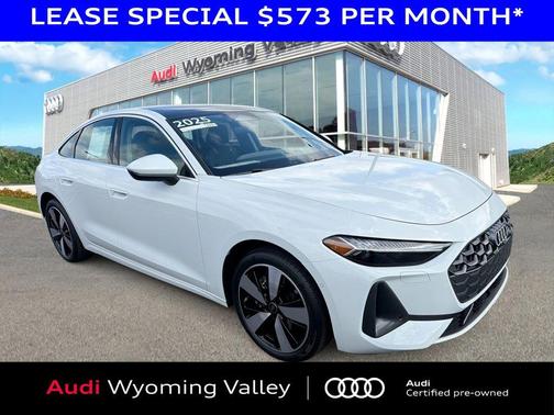 Glacier White Metallic 2025 Audi A5 Premium Plus TFSI quattro S tronic