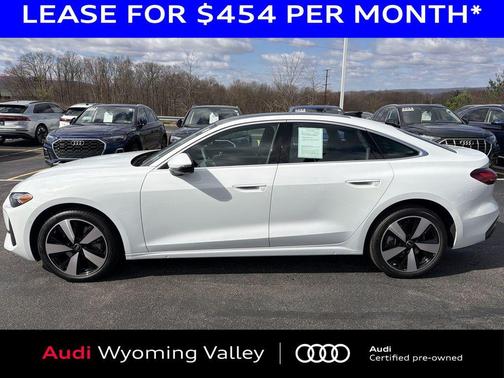 Glacier White Metallic 2025 Audi A5 Premium Plus TFSI quattro S tronic