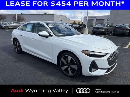 Glacier White Metallic 2025 Audi A5 Premium Plus TFSI quattro S tronic