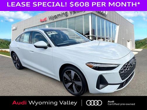 Glacier White Metallic 2025 Audi A5 Premium Plus TFSI quattro S tronic