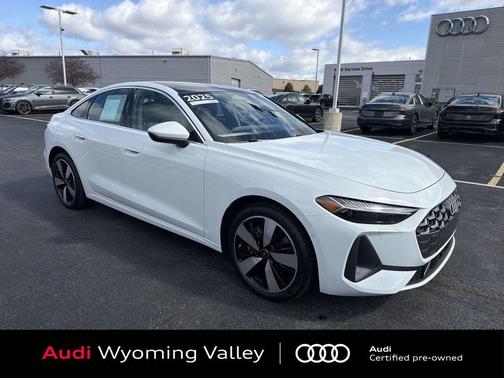 Glacier White Metallic 2025 Audi A5 Premium Plus TFSI quattro S tronic