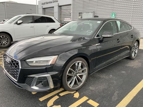Mythos Black Metallic 2023 Audi A5 Sportback 45 S Line Premium