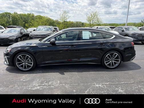 Mythos Black Metallic 2023 Audi A5 Sportback 45 S Line Premium