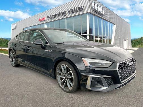 Mythos Black Metallic 2023 Audi A5 Sportback 45 S Line Premium