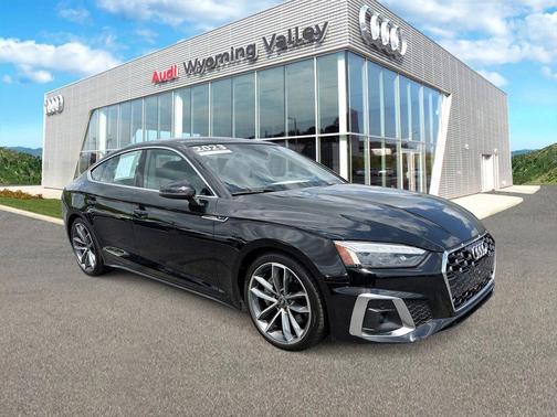Mythos Black Metallic 2023 Audi A5 Sportback 45 S Line Premium