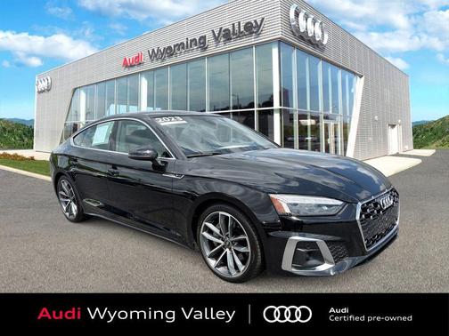 Mythos Black Metallic 2023 Audi A5 Sportback 45 S Line Premium
