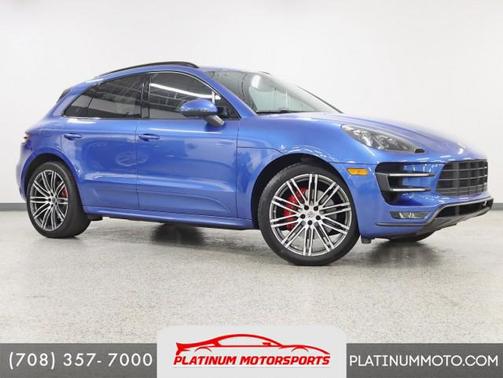 Sapphire Blue Metallic 2017 Porsche Macan Macan Turbo