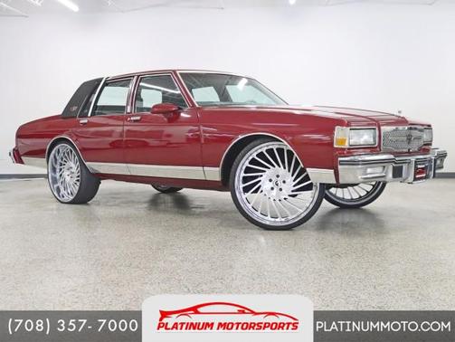 1984 Chevrolet Caprice Classic Custom Built LS Motor Sounds 26in Forgiato's with Steering Wheel Custom Leather Loaded