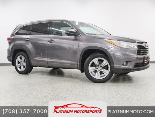 Predawn Gray Mica 2014 Toyota Highlander Hybrid Limited