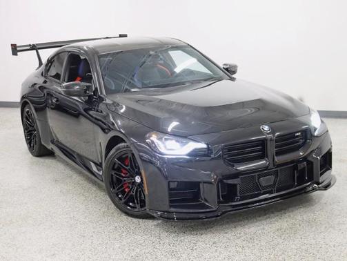 Black Sapphire Metallic 2024 BMW M2 M Sport Carbon roof HUD Carbon trim Active Cruise Loaded
