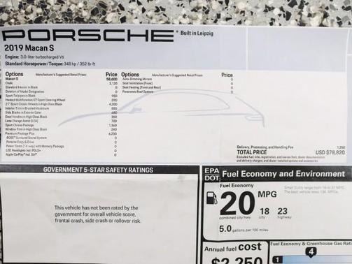 2023 Porsche Macan Pano Nav Back Up Camera Leather Loaded