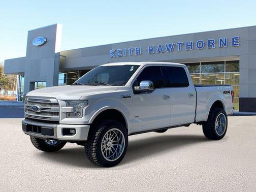 White Platinum Metallic Tri-Coat 2017 Ford F-150 Platinum