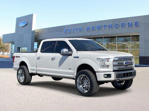 White Platinum Metallic Tri-Coat 2017 Ford F-150 Platinum